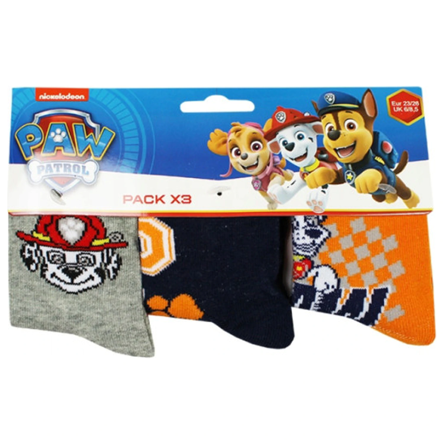 Paw Patrol Crew dětské ponožky 23/26 fotografii produktu