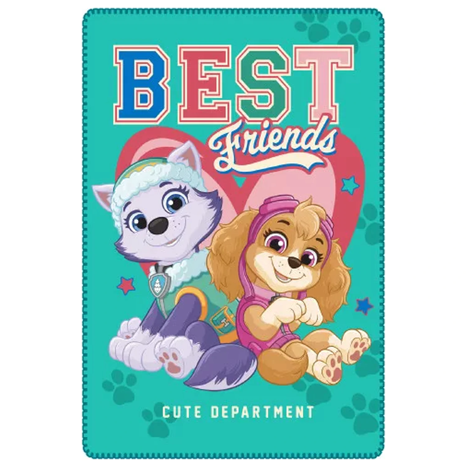 PAW Patrol Cute Department flísová deka 100x150cm fotografii produktu