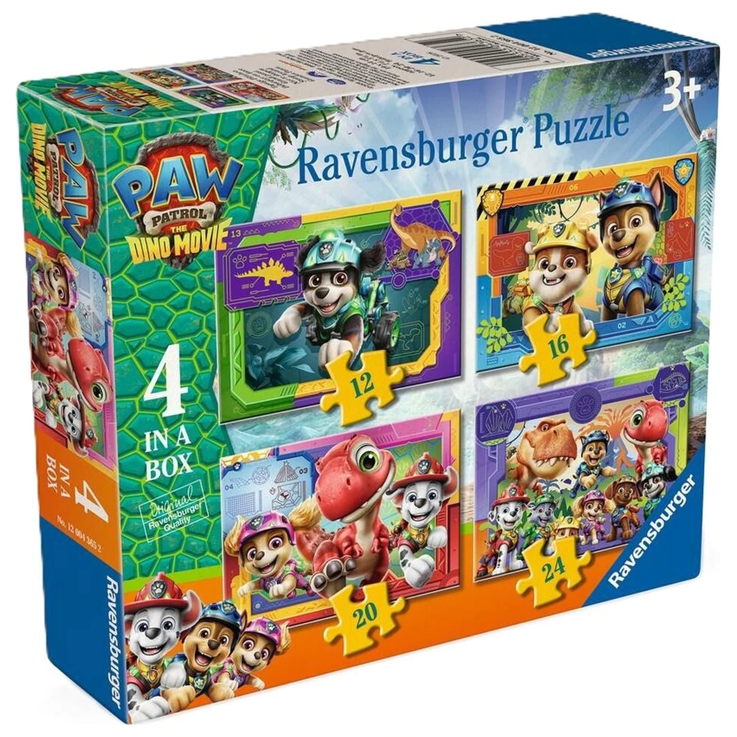 Paw Patrol Dino Movie skládačka 12-16-20-24ks fotografii produktu