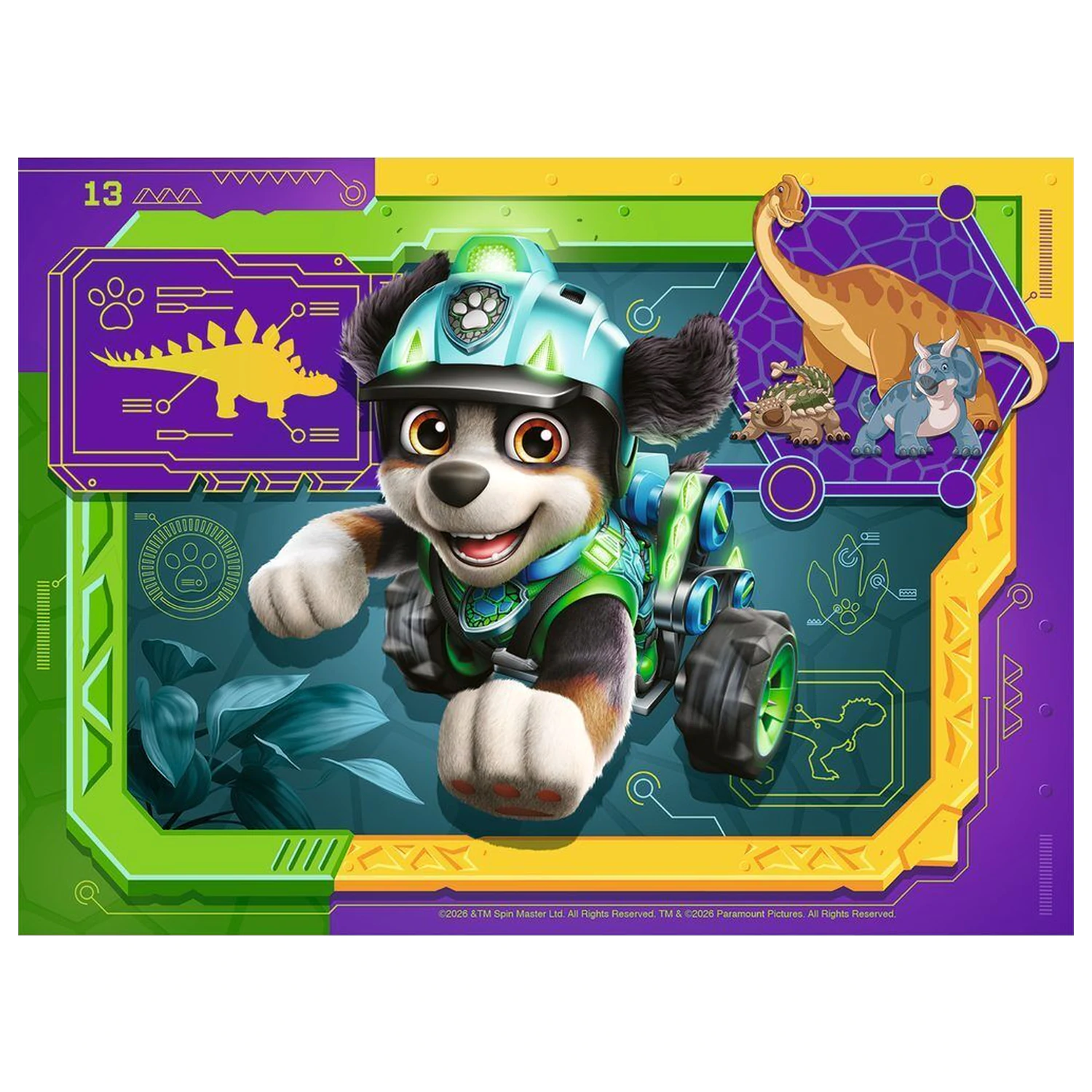 Paw Patrol Dino Movie skládačka 12-16-20-24ks fotografii produktu