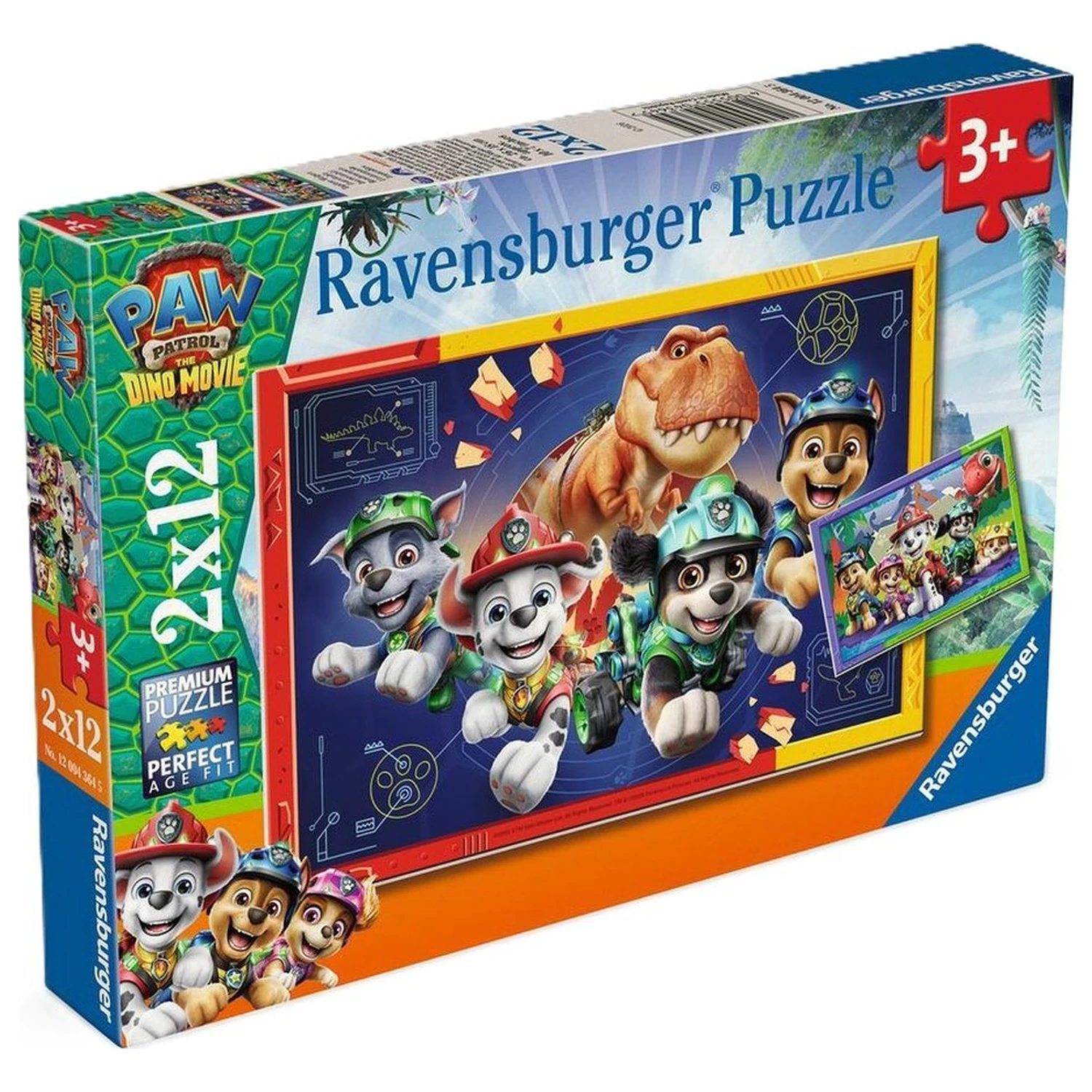 Paw Patrol Dino Movie puzzle 2x12 dílků fotografii produktu