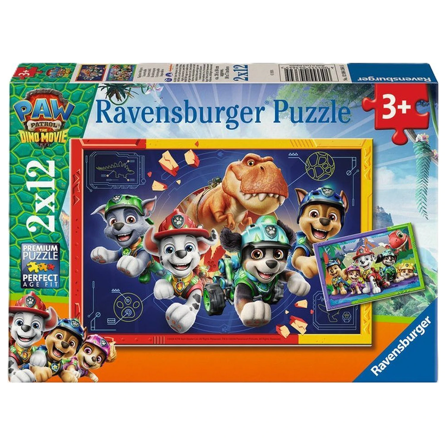 Paw Patrol Dino Movie puzzle 2x12 dílků fotografii produktu