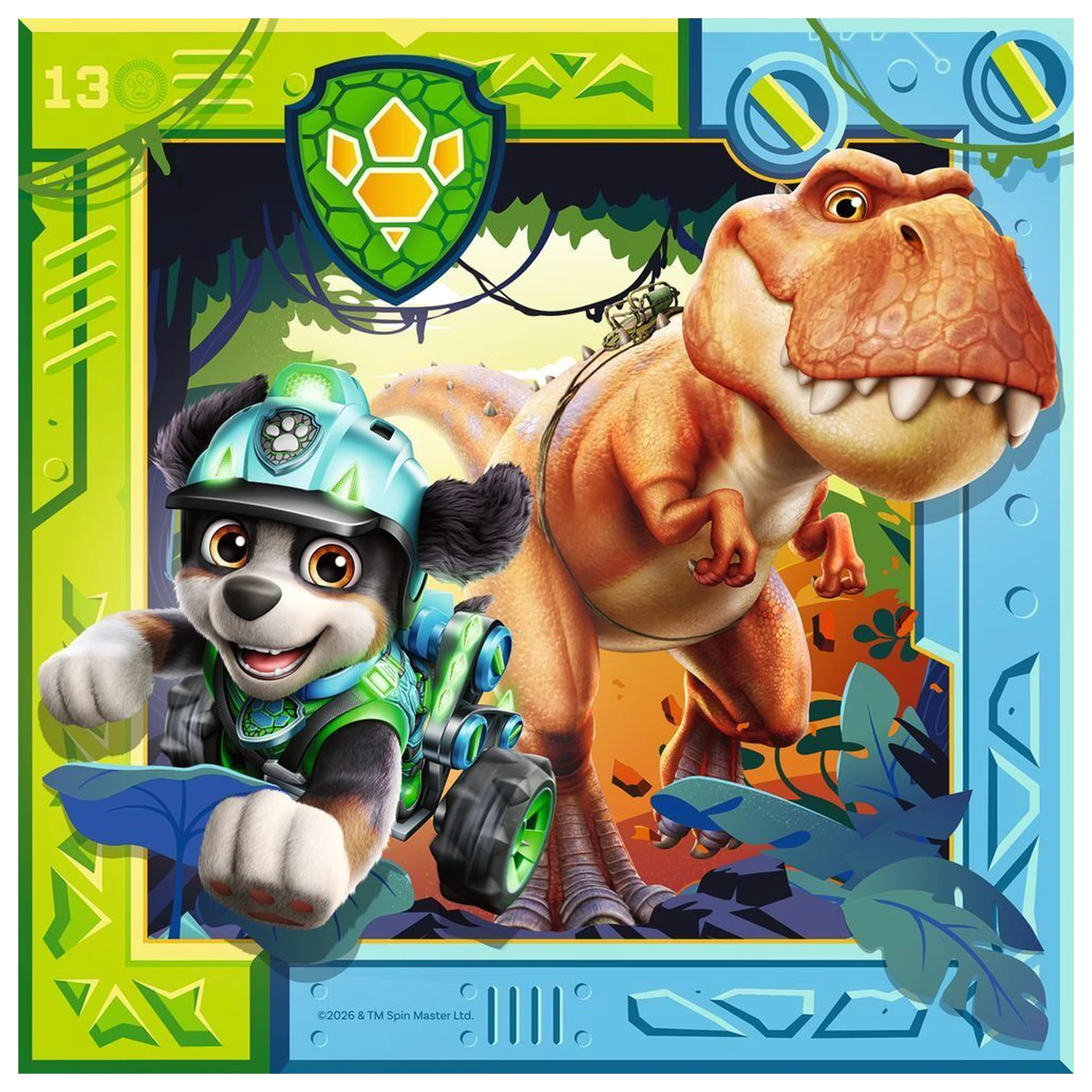 Paw Patrol Dino Movie puzzle 3x49 kusů fotografii produktu
