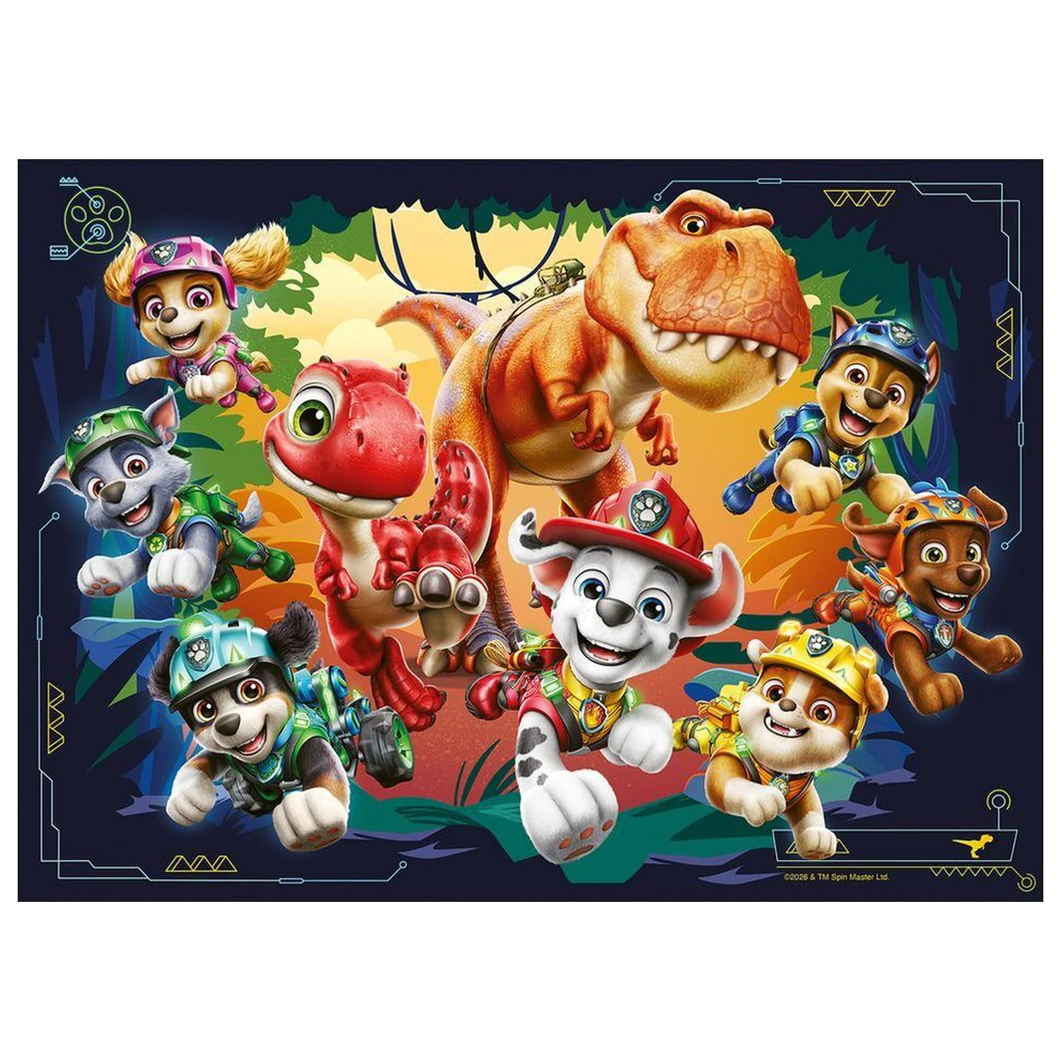 Paw Patrol Dino Movie puzzle 4x42 kusů fotografii produktu