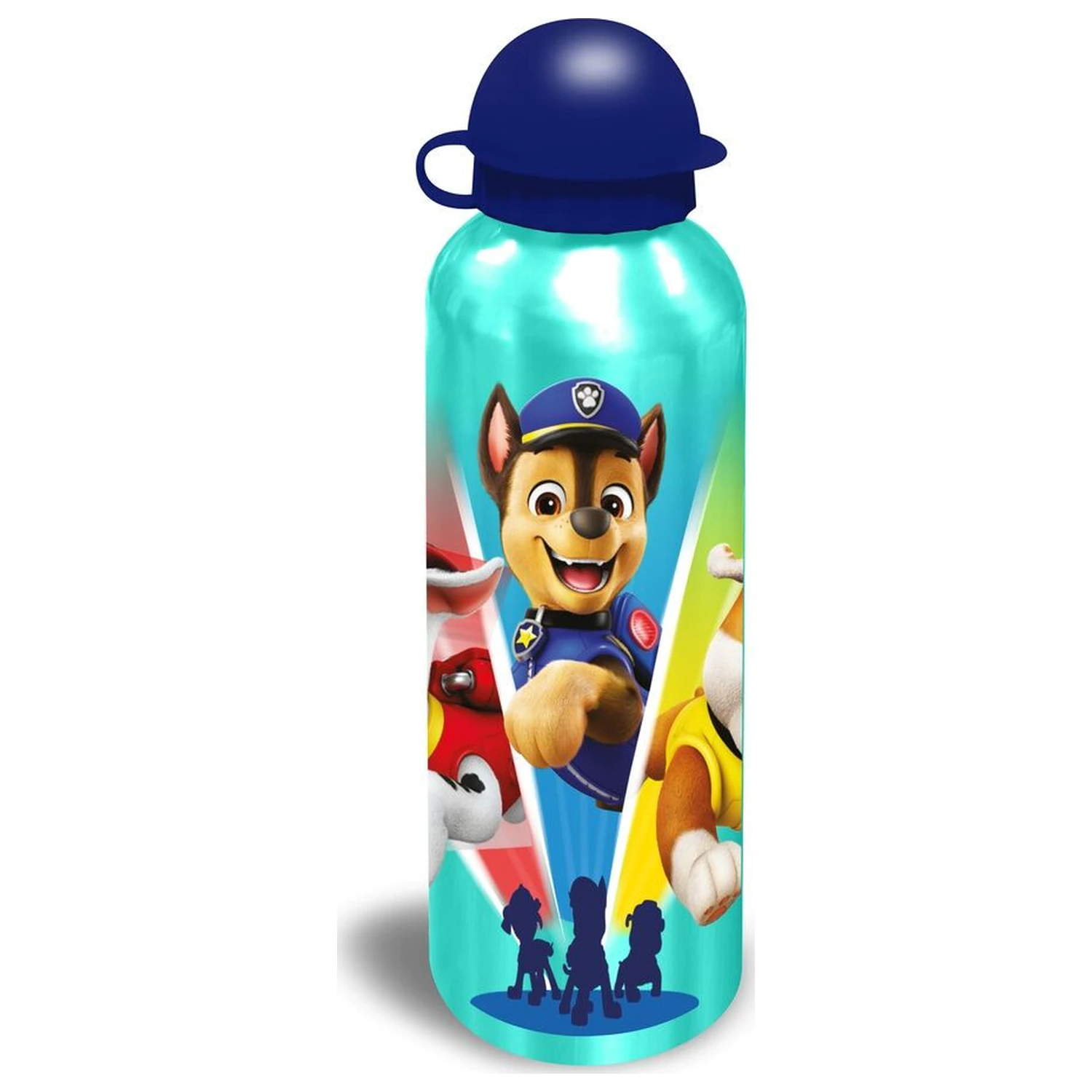 PAW Patrol Duty Calls modrá hliníková láhev na pití s pítkem 500 ml fotografii produktu