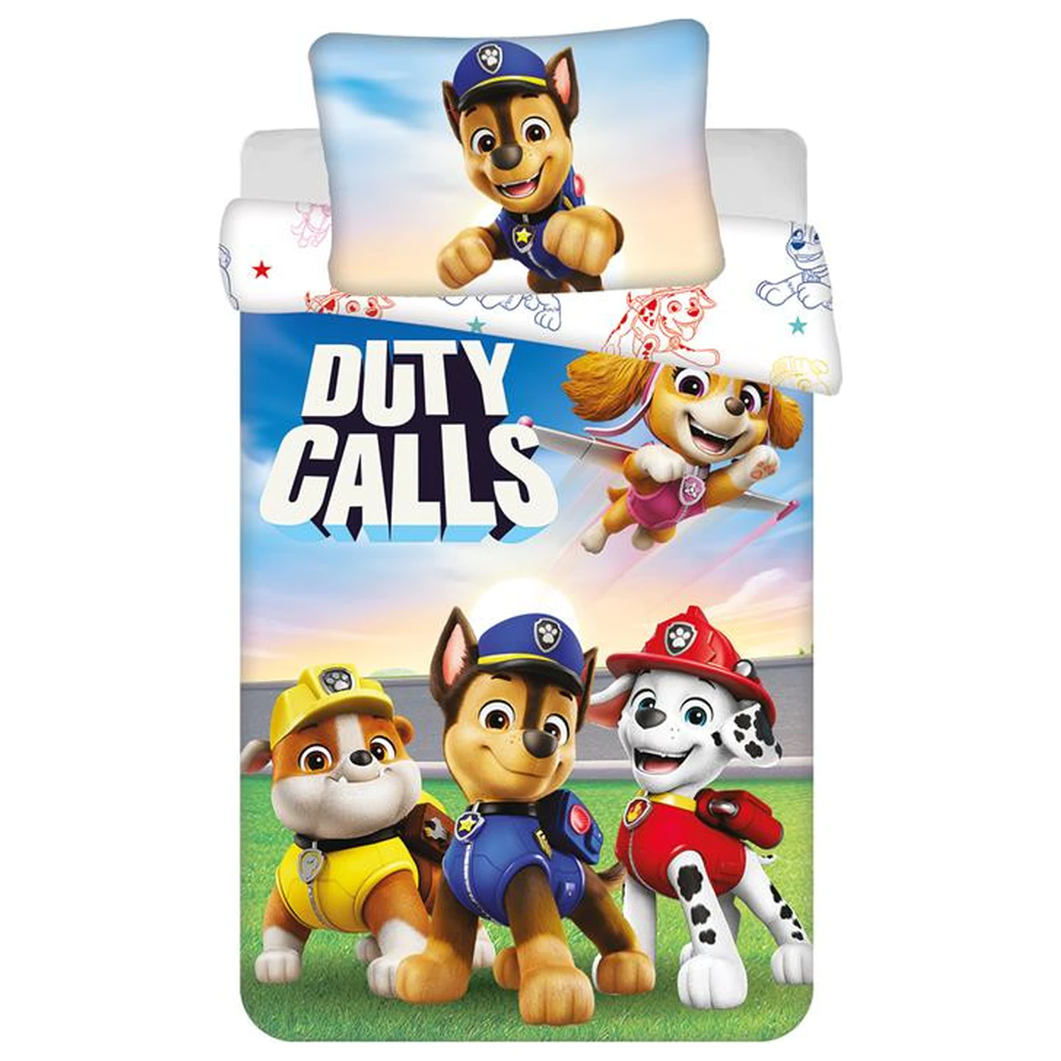 Paw Patrol Duty Calls Dětský, předškolní povlak na peřinu fotografii produktu