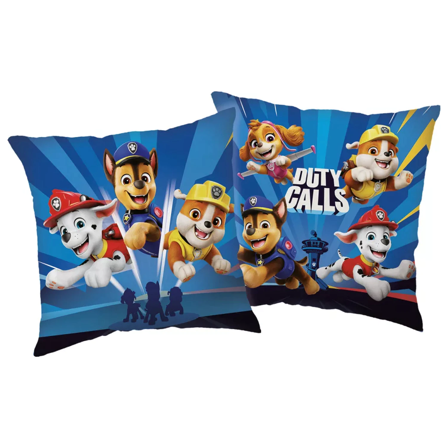 Paw Patrol Duty Calls polštářek, dekorační polštář 40x40 cm fotografii produktu