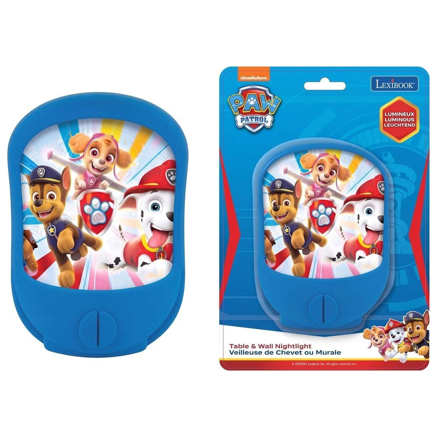 Paw Patrol nástěnné a stolní noční světlo fotografii produktu