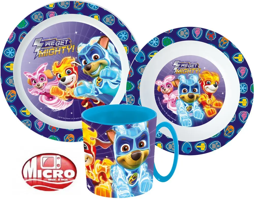 Paw Patrol Jídelní sada, mikro plastová sada fotografii produktu