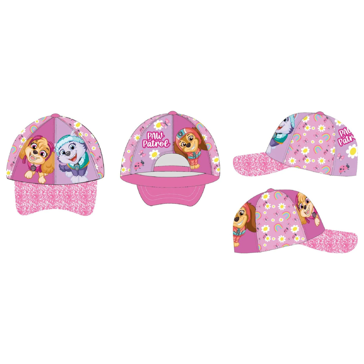 Paw Patrol Flowers and Rainbows dětská baseballová čepice 52 cm fotografii produktu