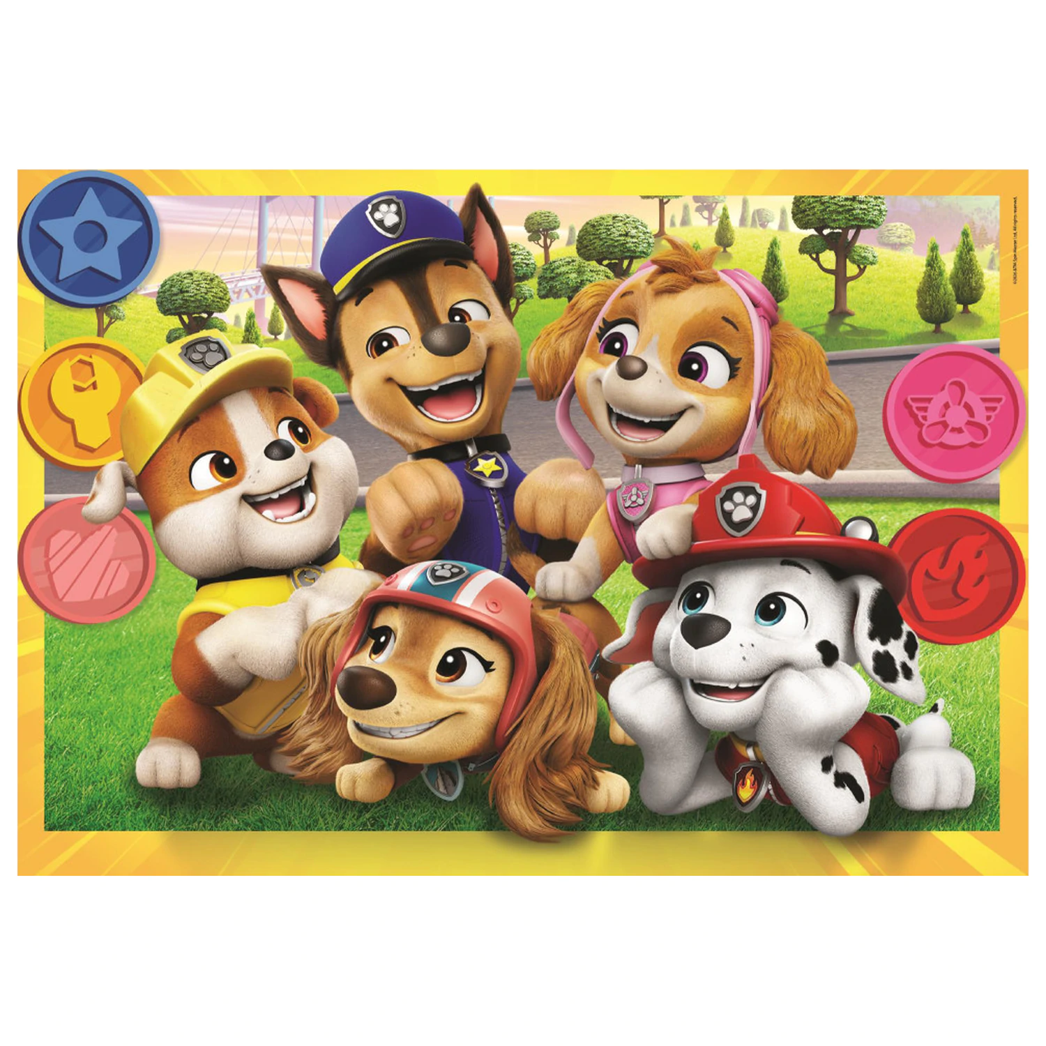 Paw Patrol Friends 104dílné puzzle fotografii produktu