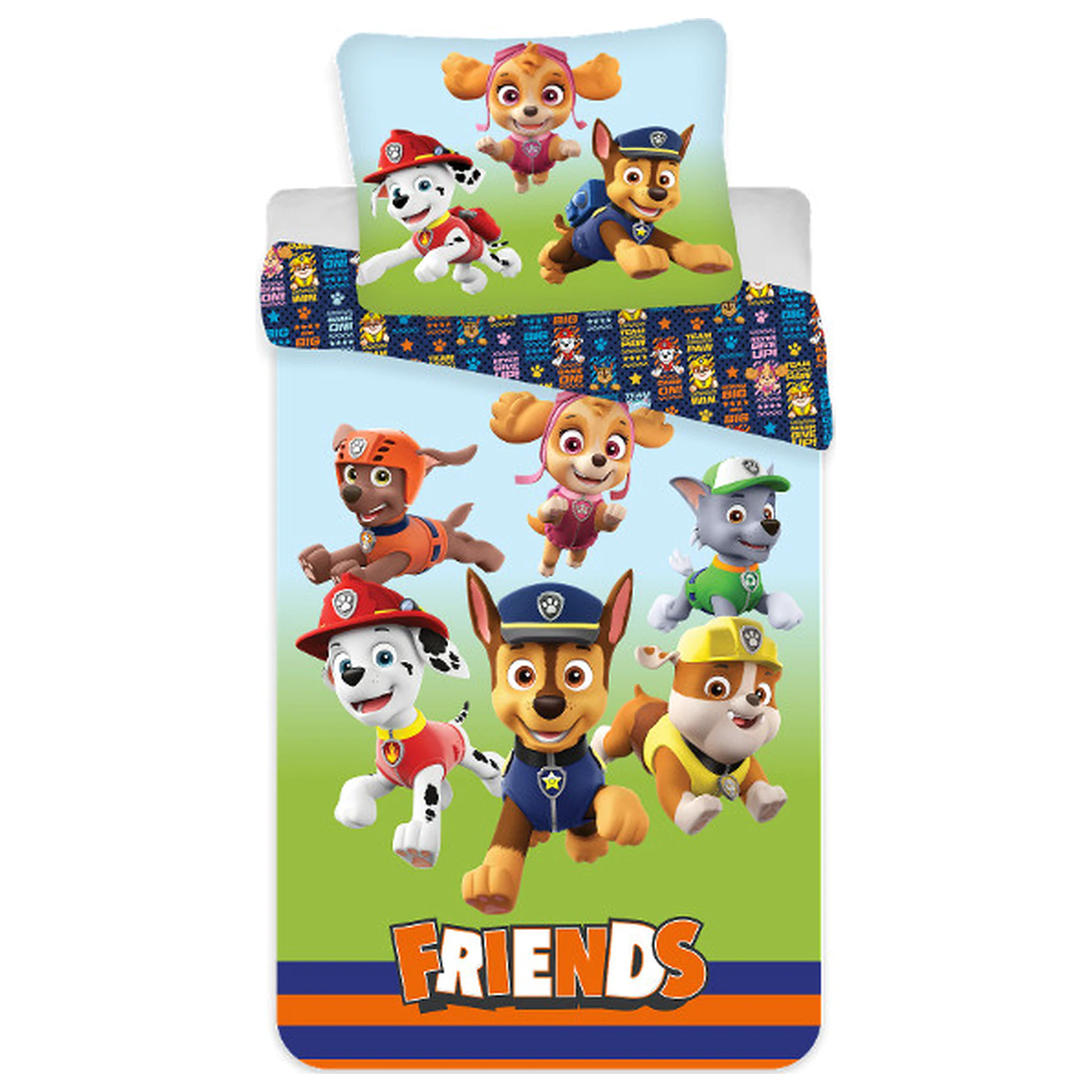 Paw Patrol Friends Dětský, předškolácký povlak na peřinu fotografii produktu