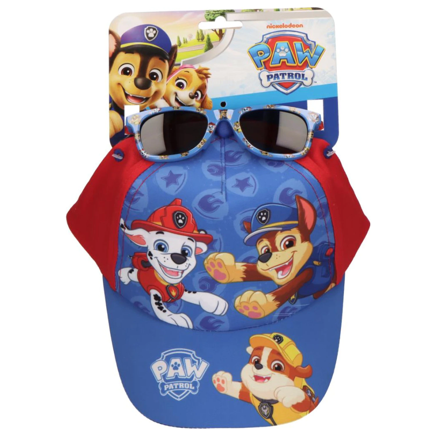Paw Patrol Vtipné chlapecké sluneční brýle a baseballová čepice Set fotografii produktu