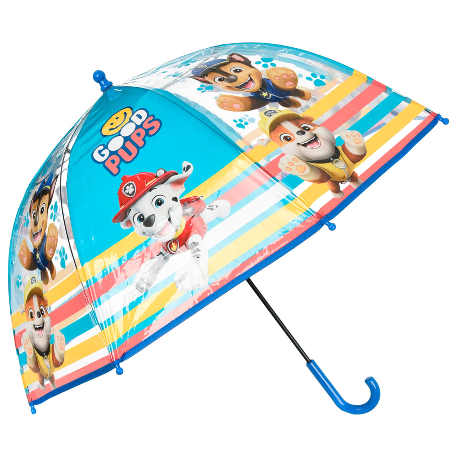 Paw Patrol Good Pups Dětský průhledný deštník Ø72 cm fotografii produktu