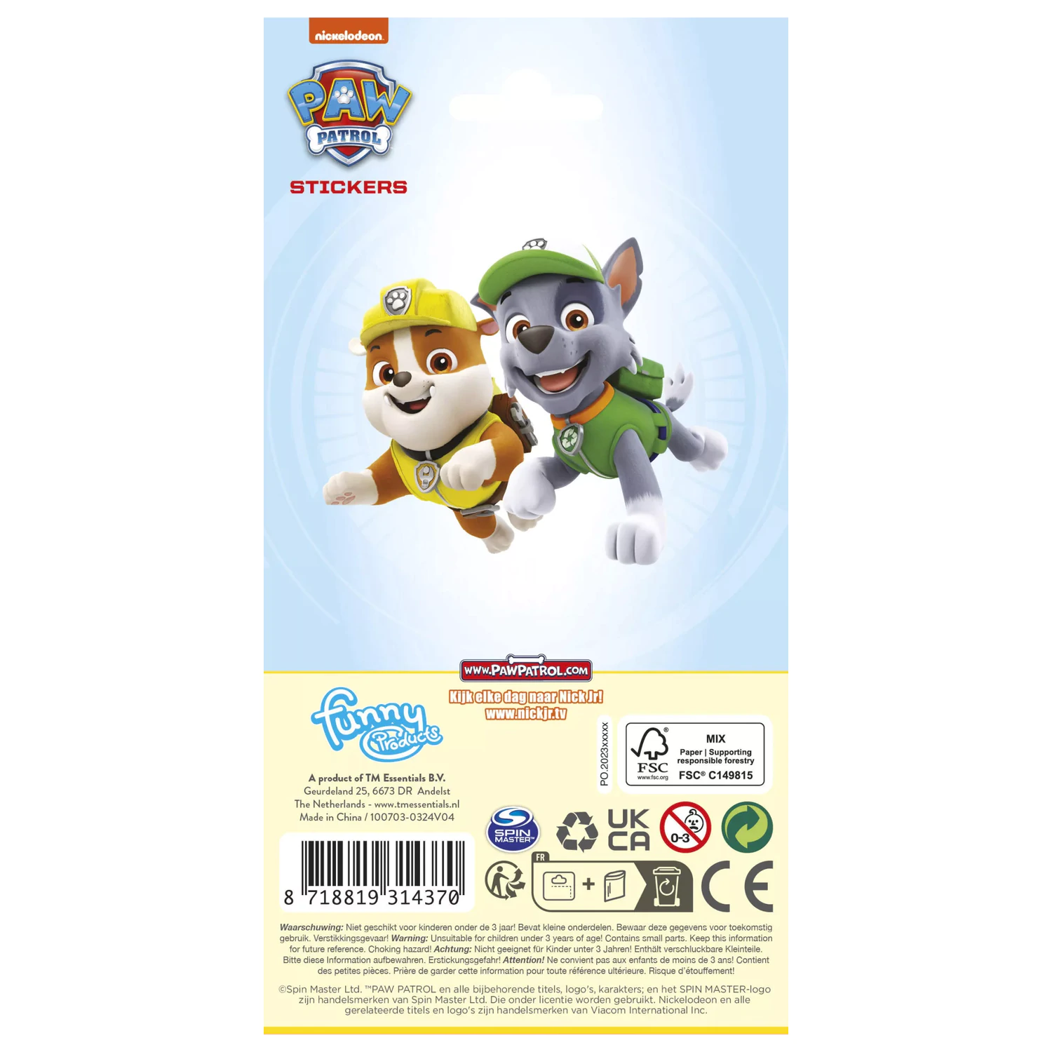 Paw Patrol Greatness Samolepka fotografii produktu