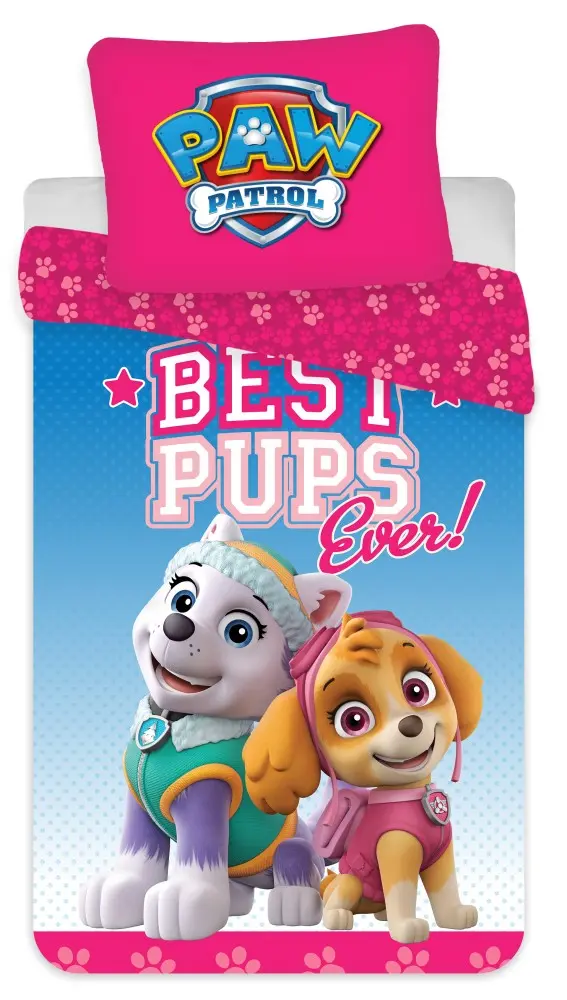 PAW Patrol dětské povlečení na přikrývku 100x135cm, 40x60 cm fotografii produktu