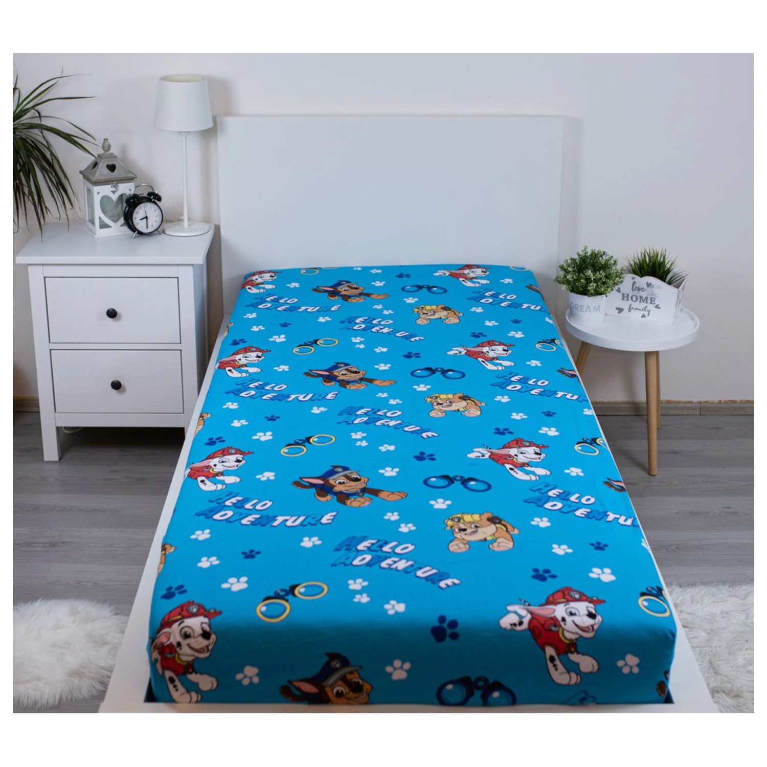 Paw Patrol Hello Adventure Prostěradlo 90x200 cm fotografii produktu