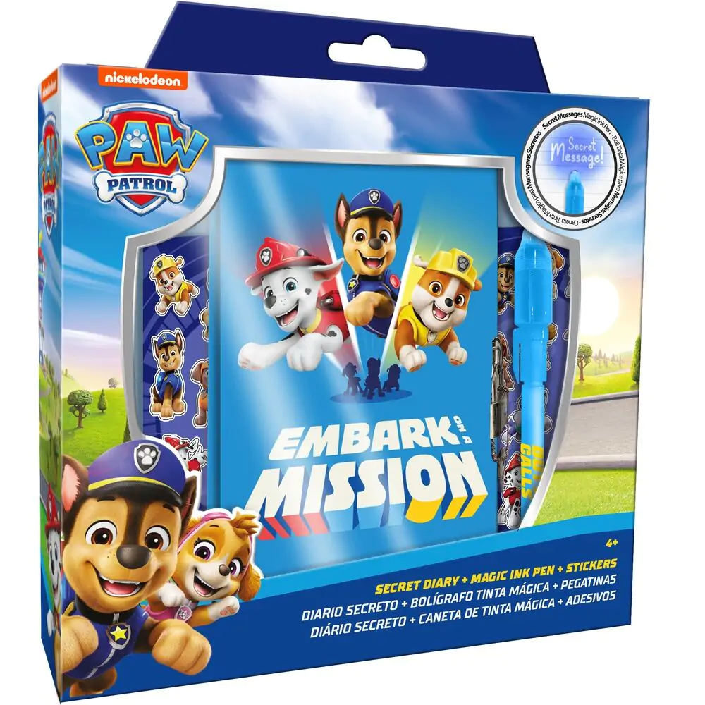 Paw Patrol Deník + kouzelné pero fotografii produktu