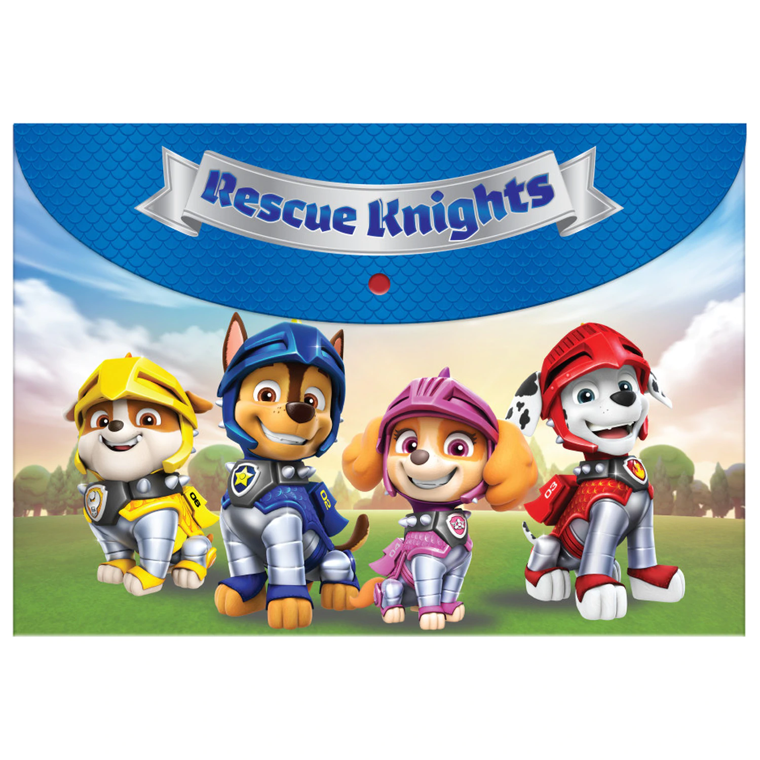 Paw Patrol Knights A/4 Kapsa na dokumenty fotografii produktu