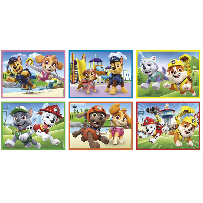 Paw Patrol krychlové puzzle 12 ks fotografii produktu