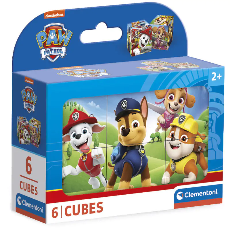 Paw Patrol kostka puzzle 6ks fotografii produktu