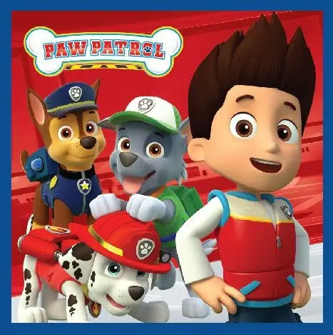 Paw Patrol Magic Ručník, Ručník na obličej, Ručník 30x30cm fotografii produktu