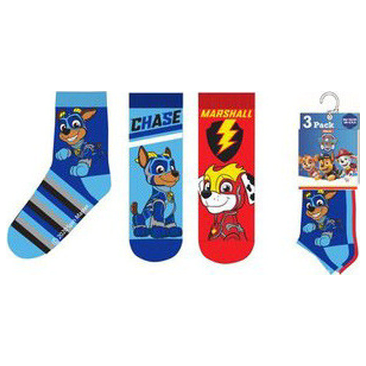 Paw Patrol Mighty Red dětské ponožky 27/30 fotografii produktu