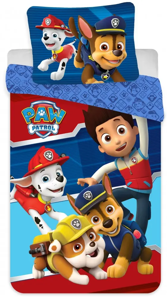 Paw Patrol povlak na peřinu z mikrovlákna 140x200cm, 70x90 cm fotografii produktu