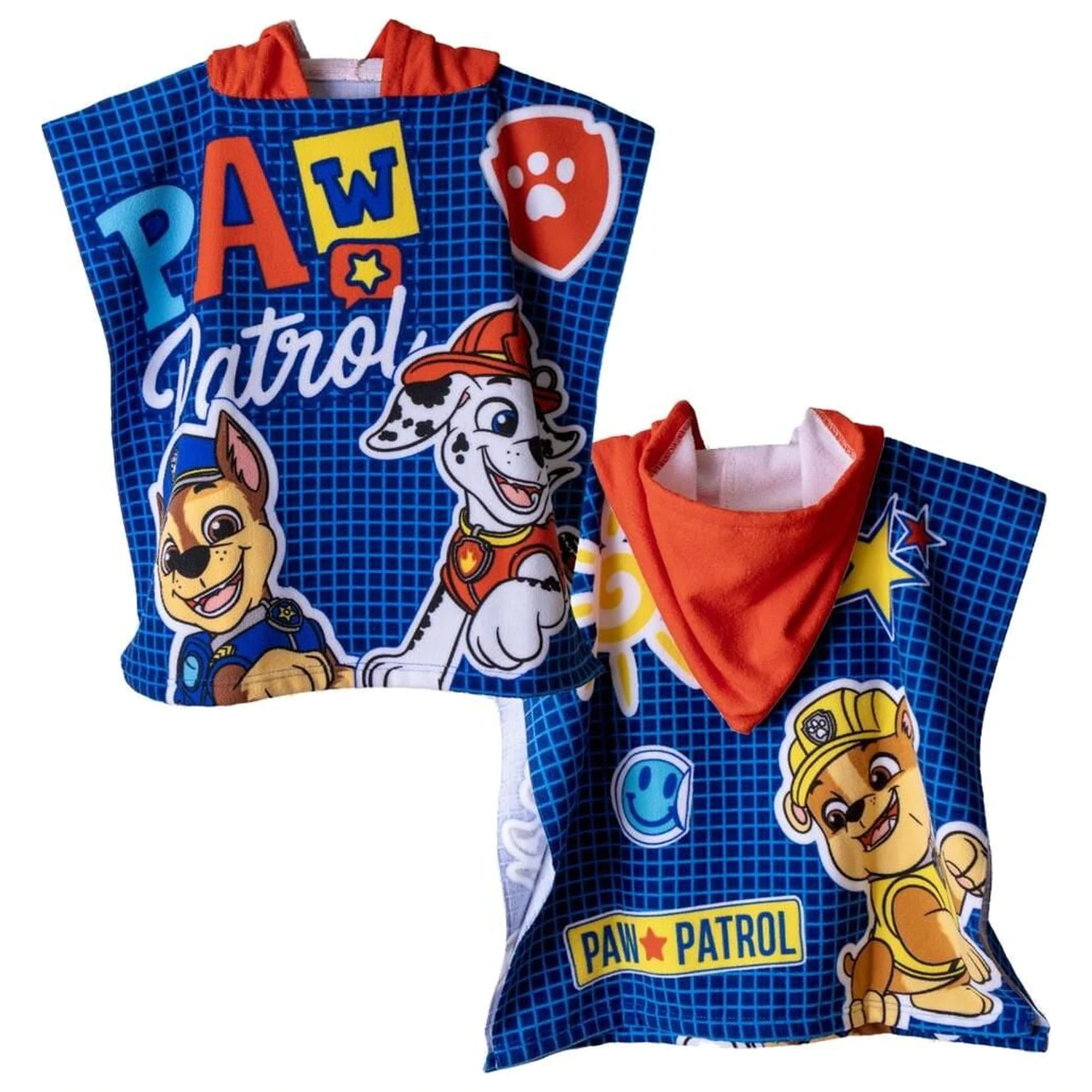 Paw Patrol osuška pončo z mikrovlákna fotografii produktu