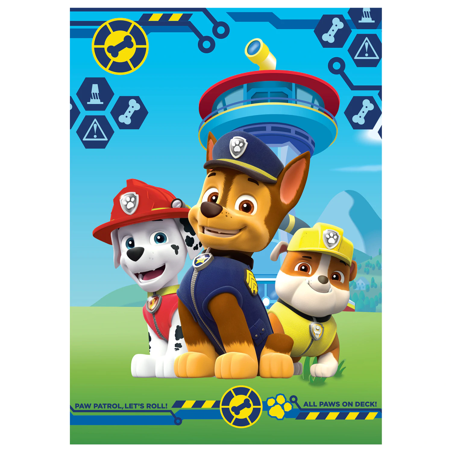 Paw Patrol Paws on Deck fleecová deka fotografii produktu