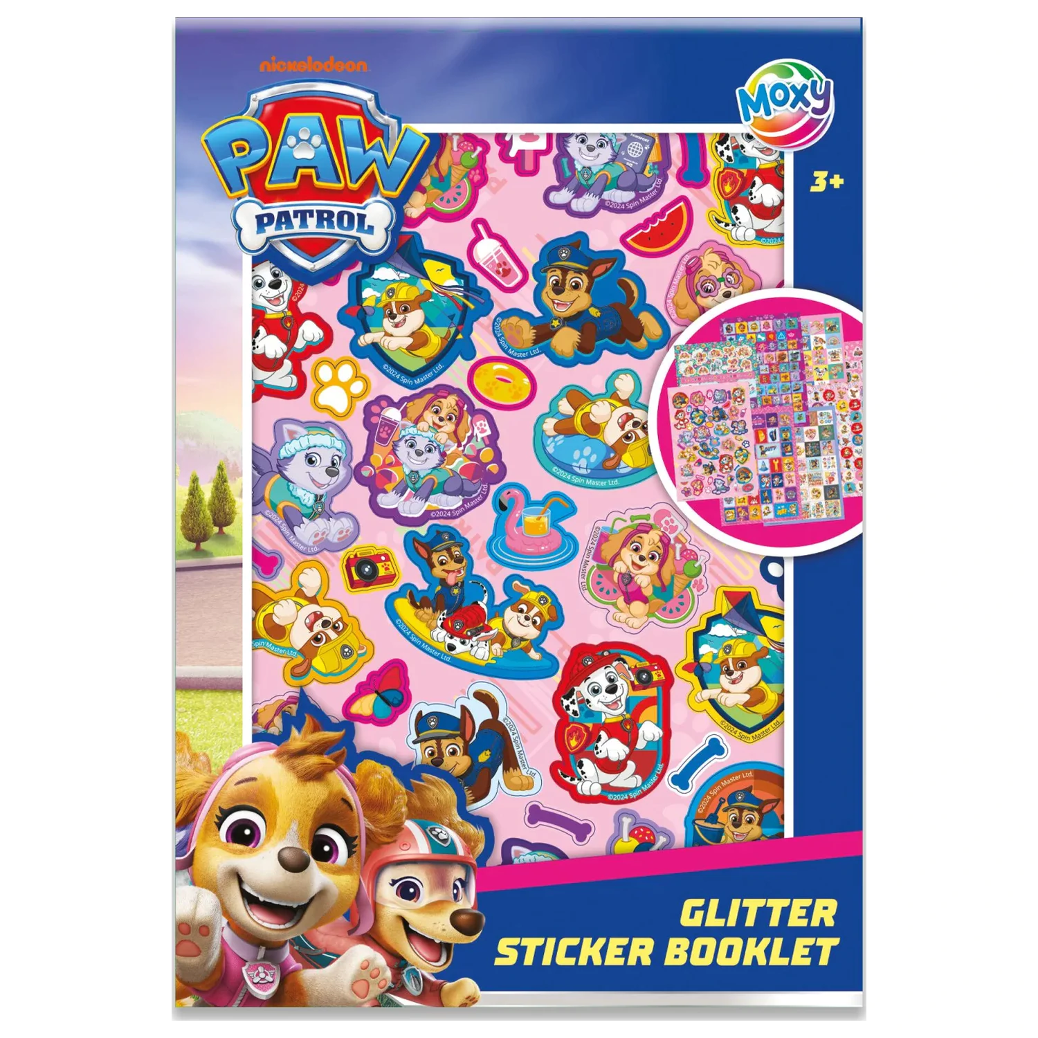 PAW Patrol Puppy Love Glitter samolepková kniha fotografii produktu