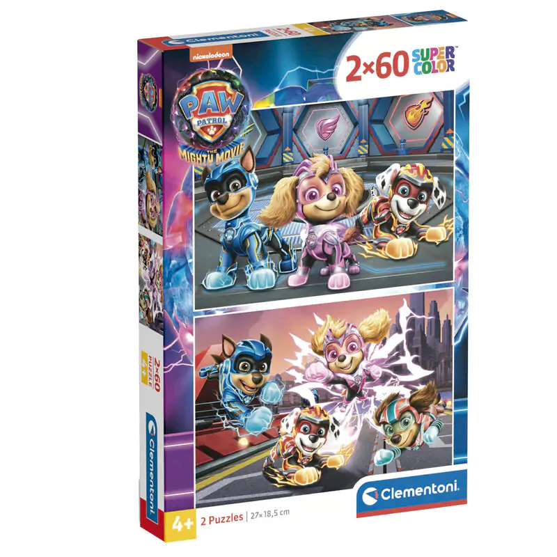 Paw Patrol puzzle 2x60 ks fotografii produktu