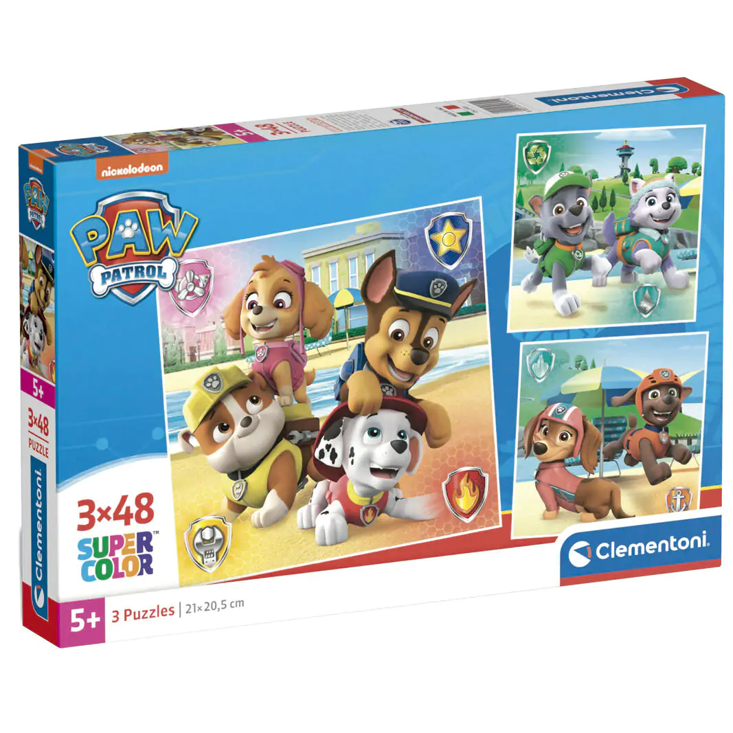 Paw Patrol puzzle 3x48 dílků fotografii produktu