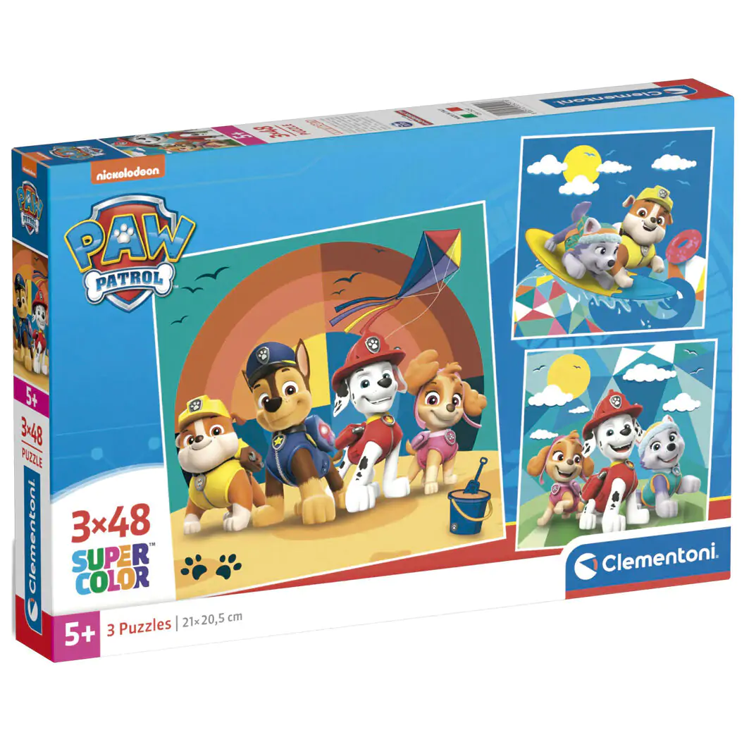 Paw Patrol puzzle 3x48 dílků fotografii produktu