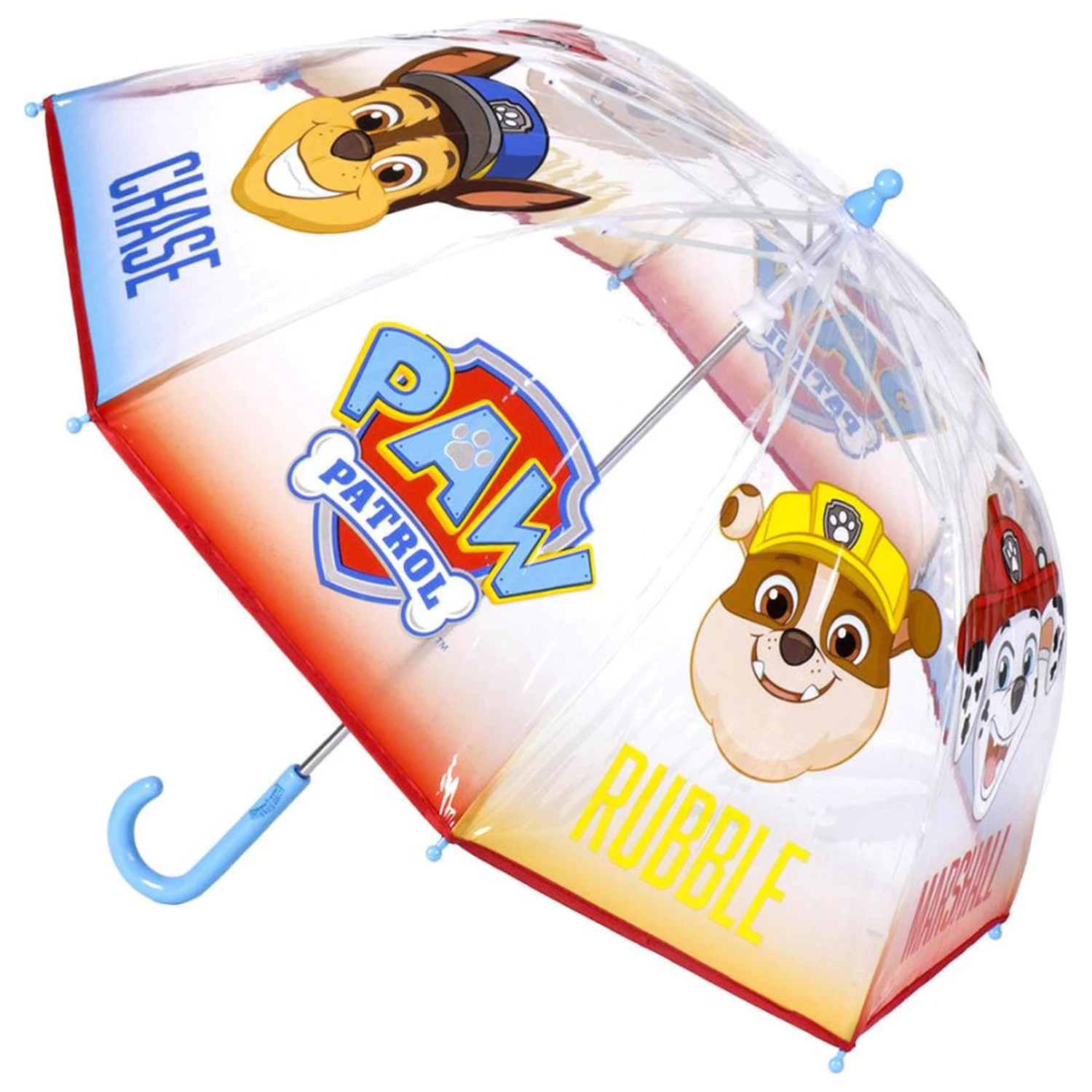 Paw Patrol Rain Guard dětský průhledný deštník Ø71 cm fotografii produktu