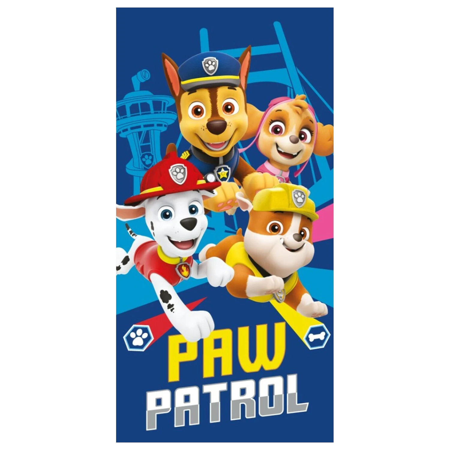 Paw Patrol Rescue Crew Ručník 70x140cm fotografii produktu