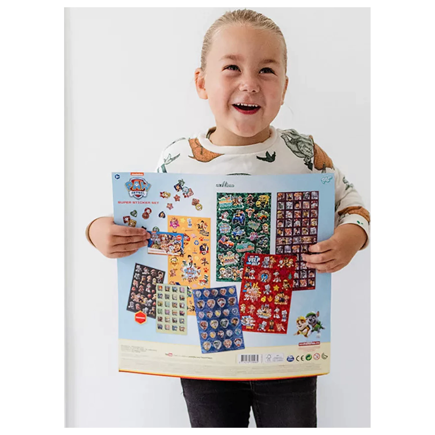 Paw Patrol Rescue Repeat Super Sticker Set s hračkou fotografii produktu