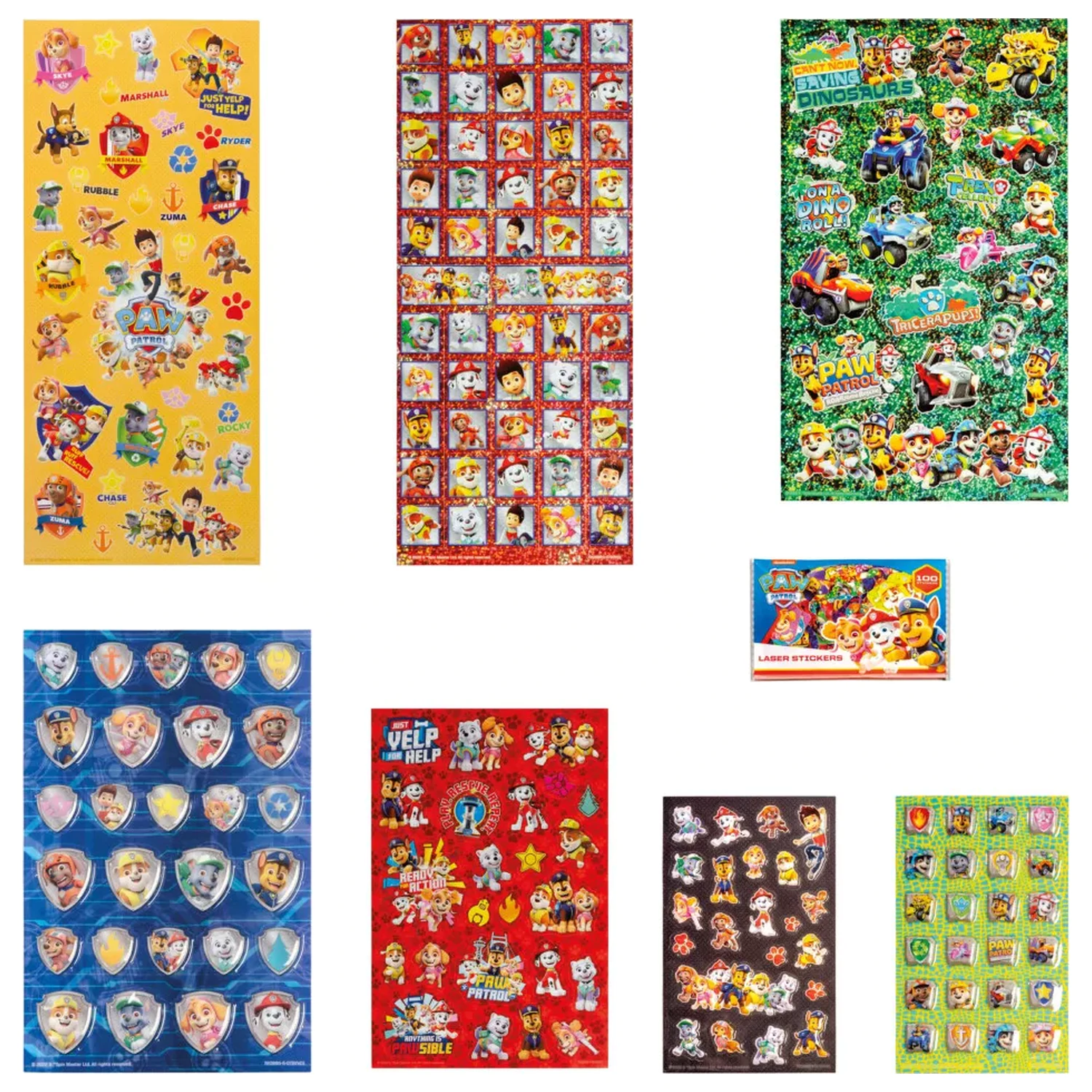 Paw Patrol Rescue Repeat Super Sticker Set s hračkou fotografii produktu