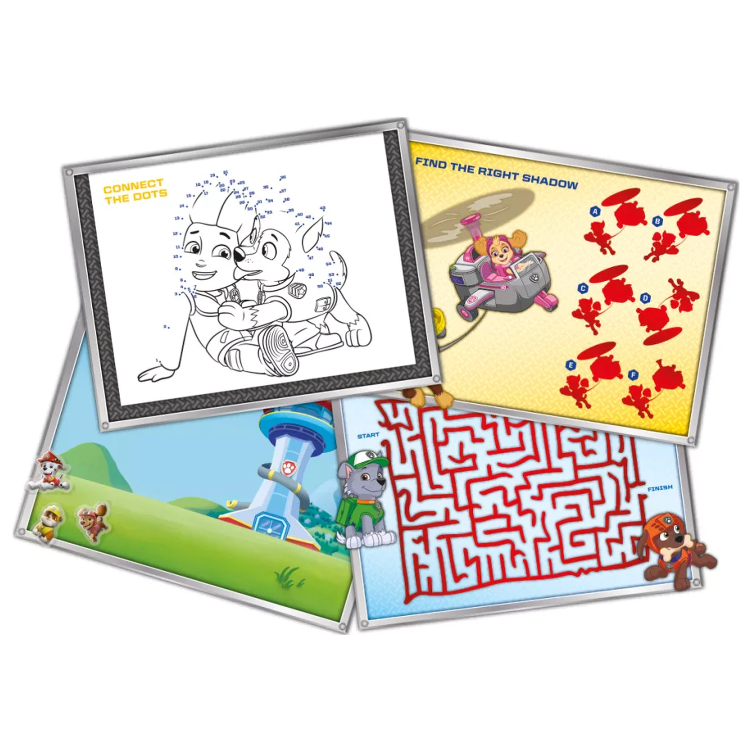Paw Patrol Rescue Repeat Super Sticker Set s hračkou fotografii produktu