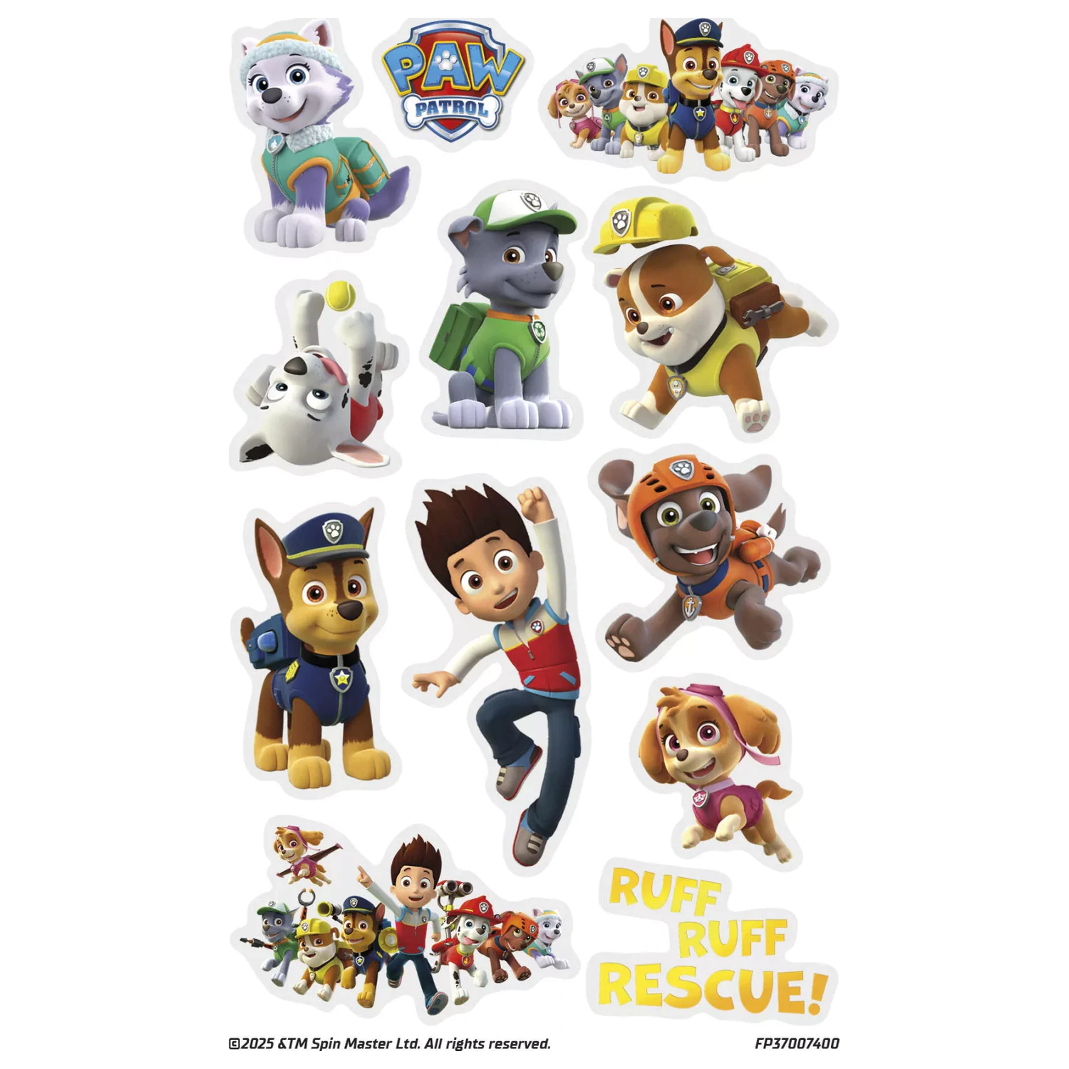 Paw Patrol Rescue Tattoo 12 ks. fotografii produktu