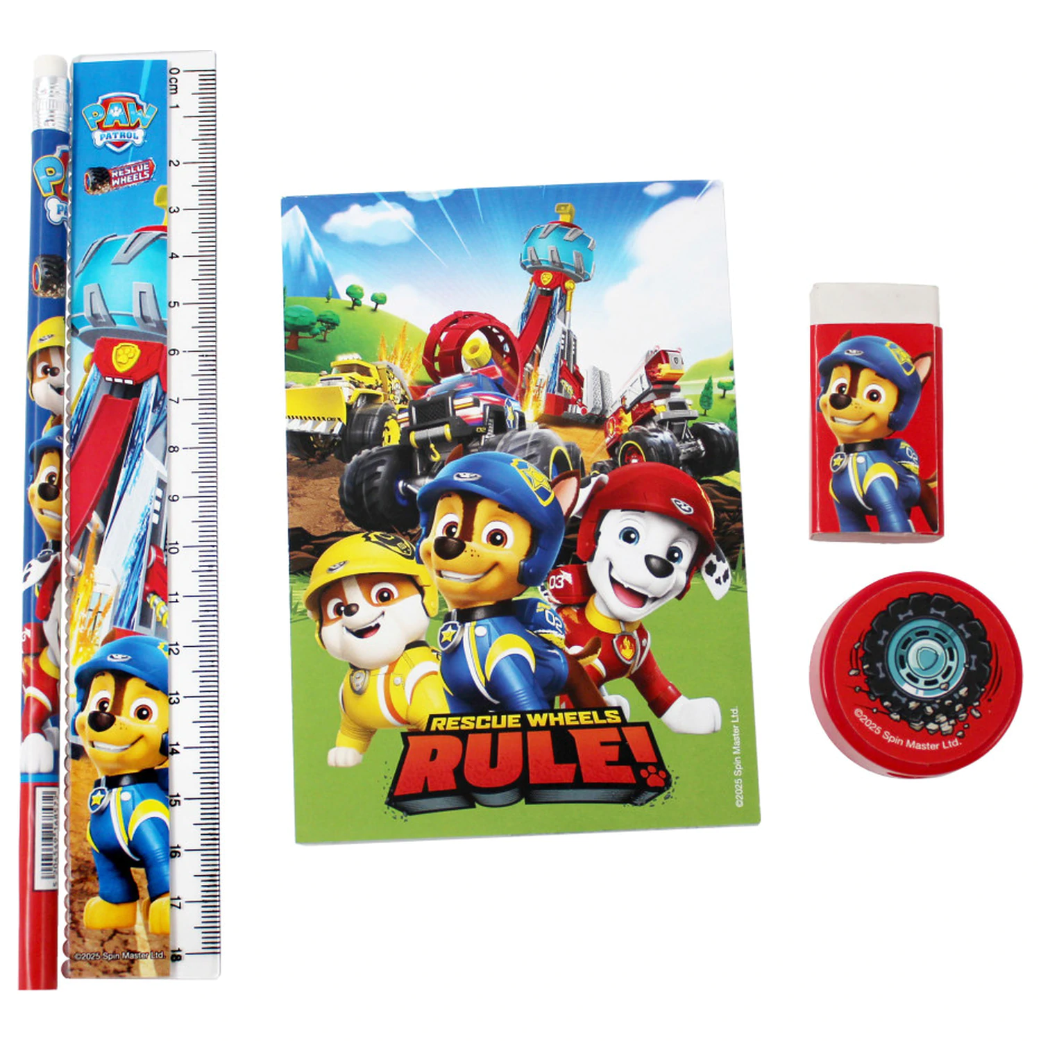 PAW Patrol Rescue Wheels 5dílná sada papírnictví fotografii produktu