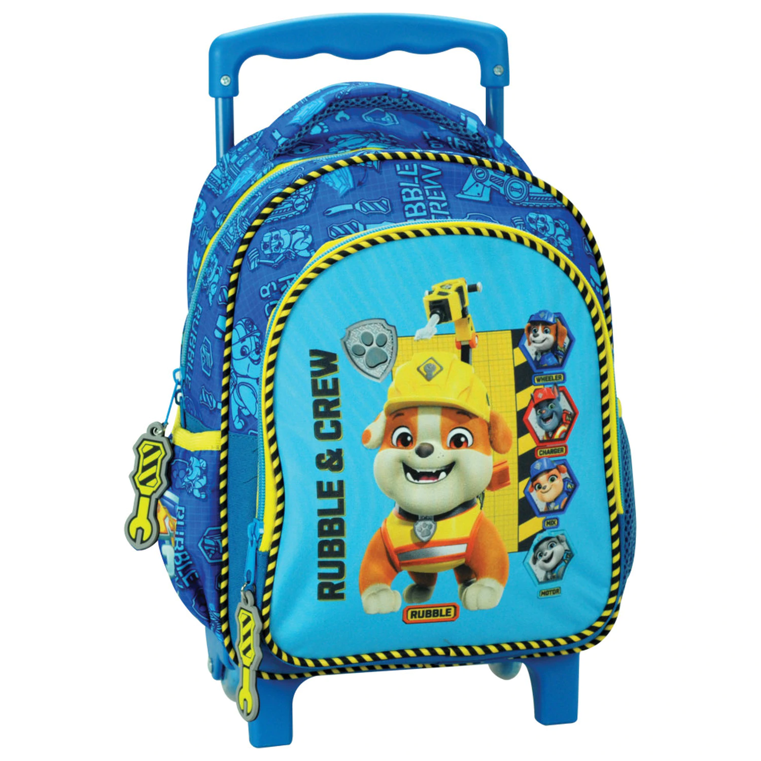 Paw Patrol Rubble & Crew Rolling batoh pro předškoláky, taška 30 cm fotografii produktu