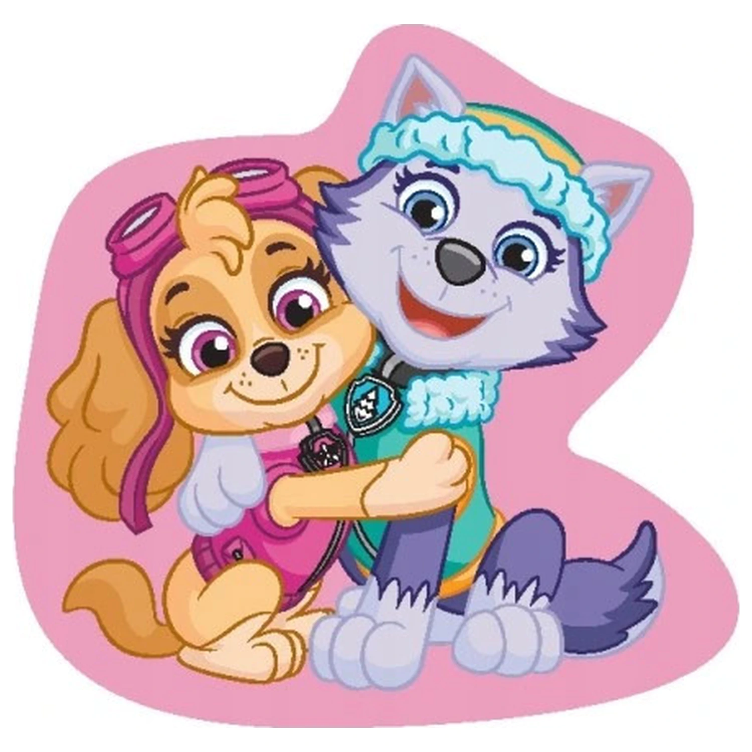 Paw Patrol Skye a Everest Tvarovaný polštář, dekorativní polštář fotografii produktu
