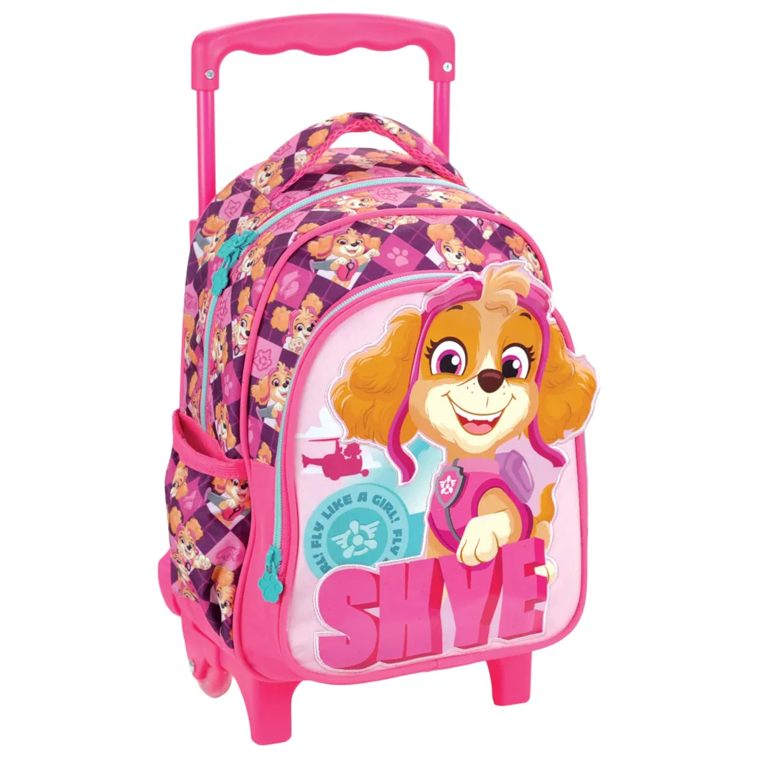 Paw Patrol Skye Fly Rolovací školní batoh, taška 30 cm fotografii produktu