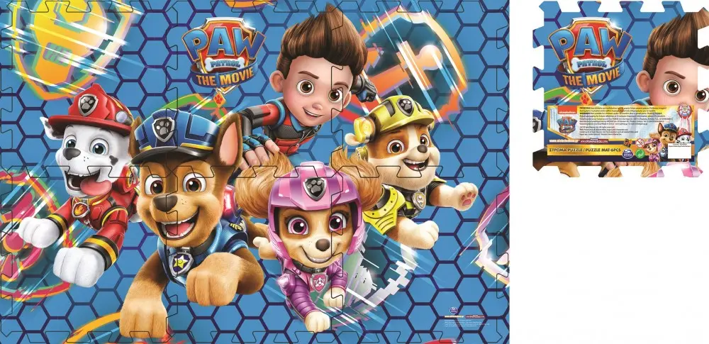 Paw Patrol pěnová skládací podložka 6 kusů fotografii produktu