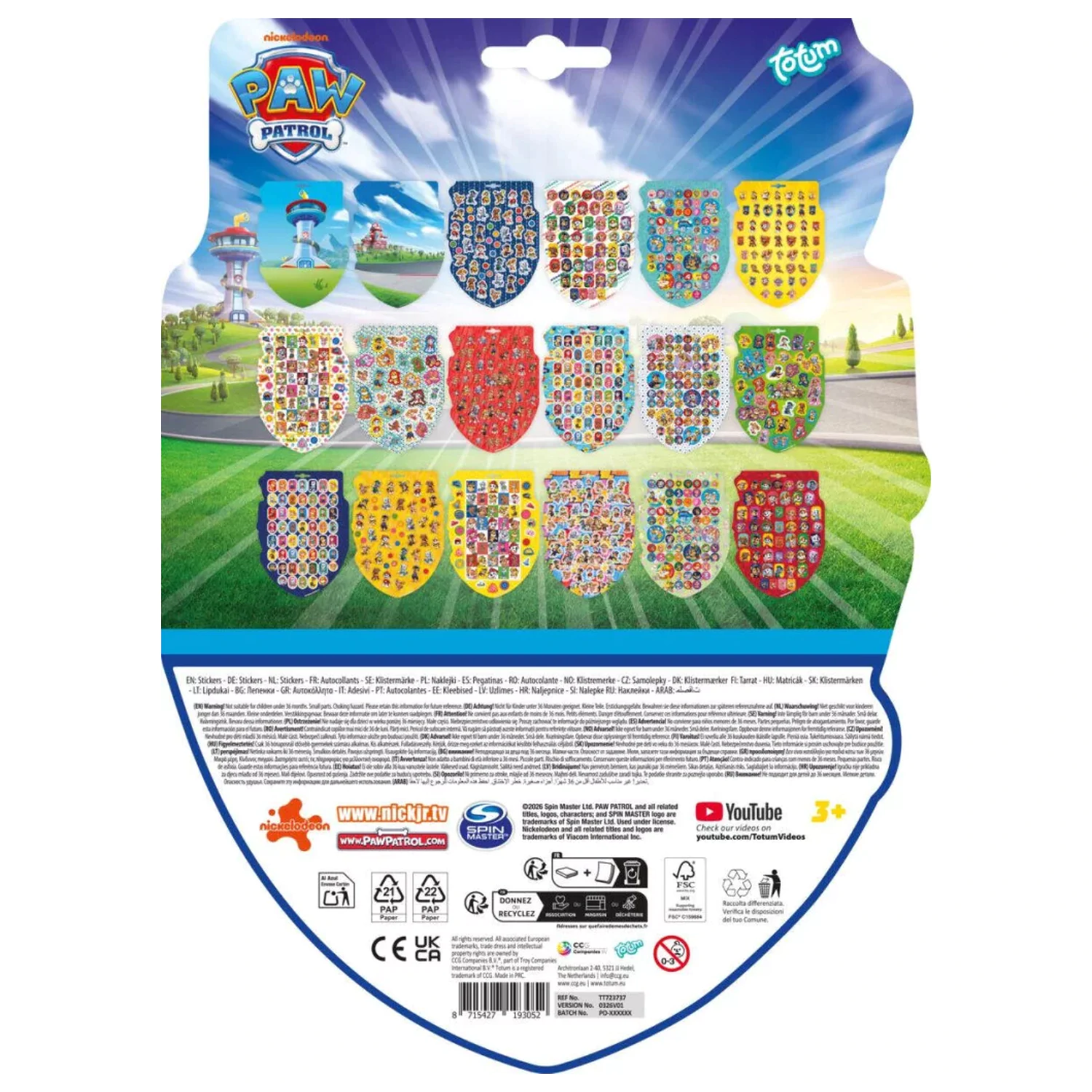 Paw Patrol Team A4 album se samolepkami fotografii produktu