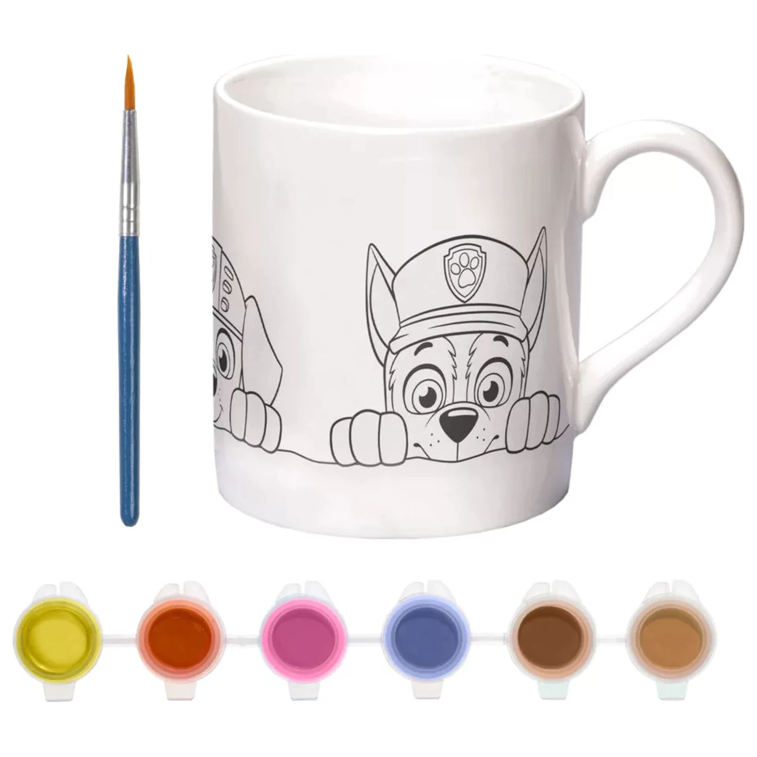 Paw Patrol Team Porcelánový hrnek na malování 235 ml fotografii produktu