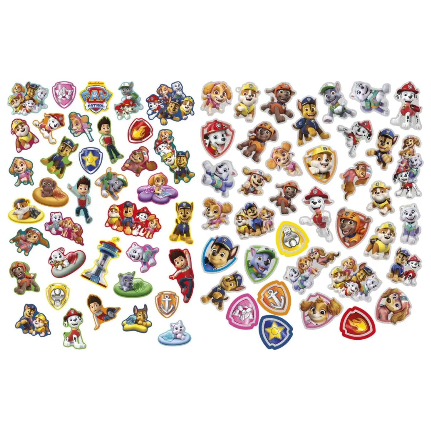 Paw Patrol Tvarované samolepky, 75 kusů fotografii produktu