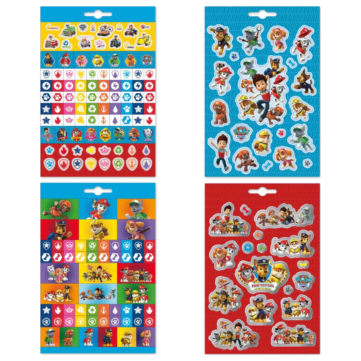 Paw Patrol Team sada samolepek, 4 archy fotografii produktu