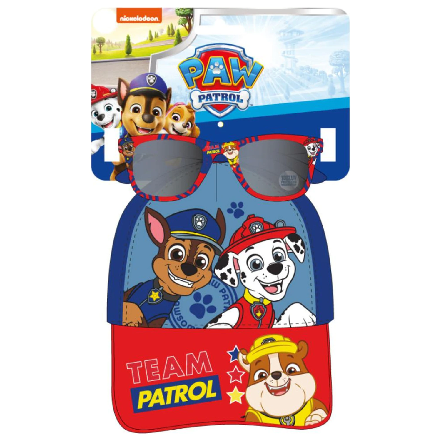 Paw Patrol Tým sada slunečních brýlí a baseballové čepice fotografii produktu